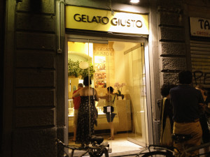 Gelato Giusto, da fuori