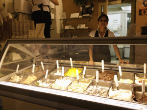 Gelato Giusto, dentro